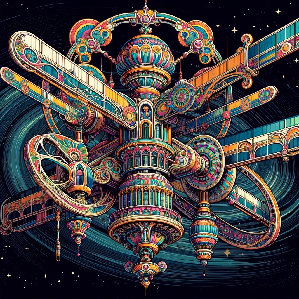 The Artistic Space Station – Deep Sky Anchor
