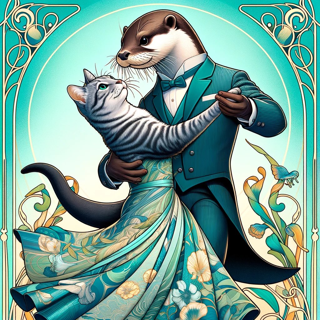The Dapper Otter and the Flirty Feline – Deep Sky Anchor