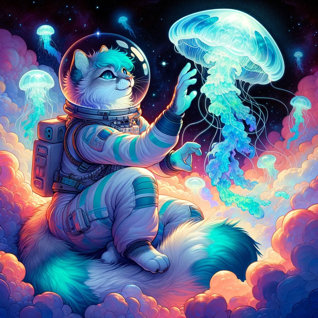 Touching Jellyfish On Neptune Xvi Deep Sky Anchor